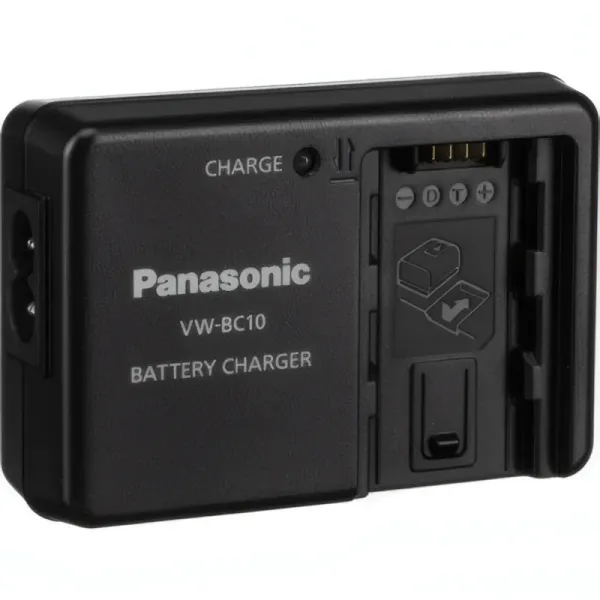 Chargeur Numérique Panasonic VW-BC10 - Compatible avec Plusieurs Batteries