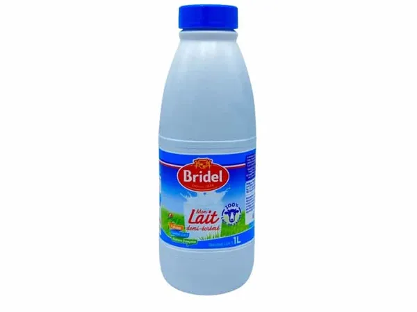 BRIDEL - Lait demi écrémé - 1L