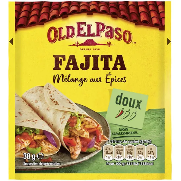 Épices fajitas Old El Paso