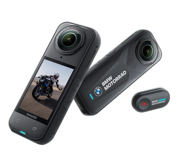 Insta360 8K Cam BMW Motorrad caméra 360° moto stabilisée