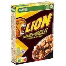 NESTLÉ - Céréales Lion Caramel et chocolat - 400g