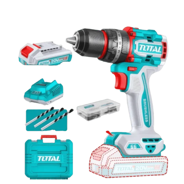 Perceuse Percussion Sans Fil 20V Compact Brushless