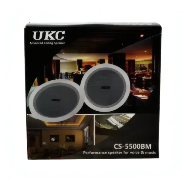 Haut-Parleur de Plafond UKC CS-5500BM - Son de Qualité
