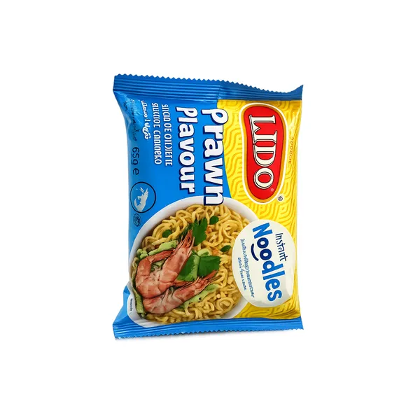 Lido – Nouilles Instantanées - Saveur Crevette – 65 g