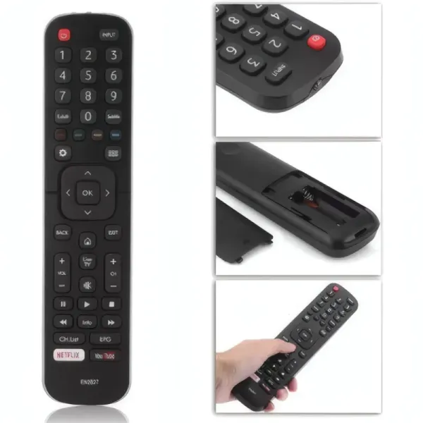 Télécommande Hisense EN2B27 - Compatible avec Divers Modèles