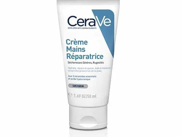 CERAVE - Crème Mains Réparatrice Sans Parfum - Peau Très Sèche & Abîmée - 50ML