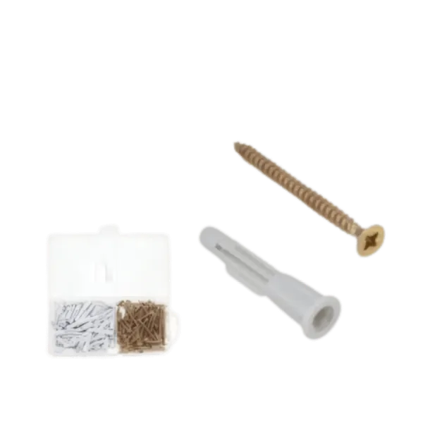 Kit 140 Vis et Chevilles - Fixation Longue 4x50mm