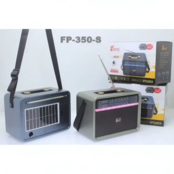 Enceinte Bluetooth rechargeable FEPE FP-350-S avec radio AM/FM