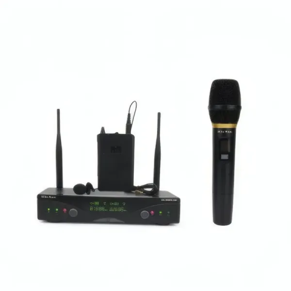 Kit de 2 Micros Sans Fil Professionnels UHF SUKAM UX-204FX