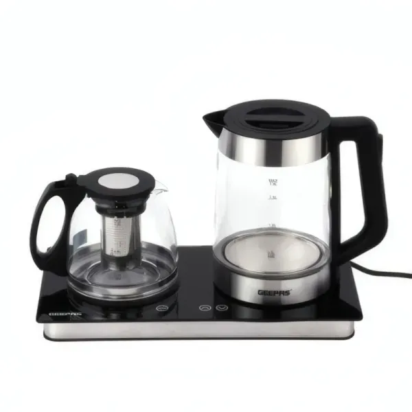 Bouilloire Électrique GEEPAS GTM38065 - 1.8L avec Théière en Verre