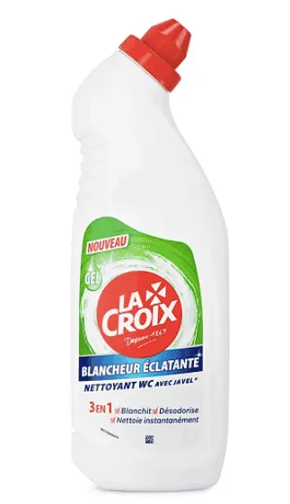 LA CROIX - Gel Nettoyant WC Ultra 3-en-1 avec javel - 750ml