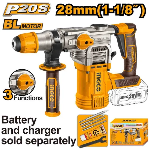Marteau perforateur sans fil 20V INGCO CRHLI20288