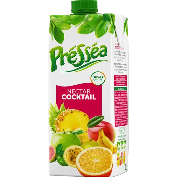 PRESSEA - Brique de jus saveur Cocktail 1L