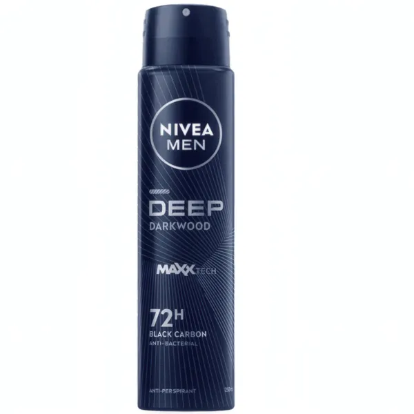 NIVEA Men – Deep Black Carbon – Déodorant Spray 150 ml