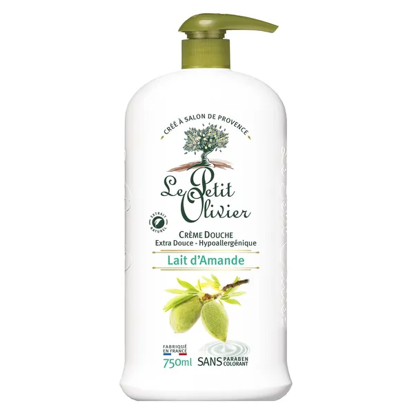 Douche extra douce amande Le Petit Olivier 750 ml
