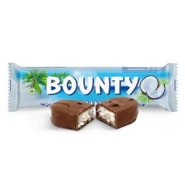 Bounty chocolat au lait fourré à la noix de coco 2 x 28,5 g