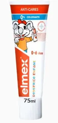 ELMEX - Dentifrice Enfant Anti-Caries – 0 à 6 Ans – 75ML