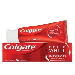 Dentifrice Optic White menthe étincelante Colgate 75 ml