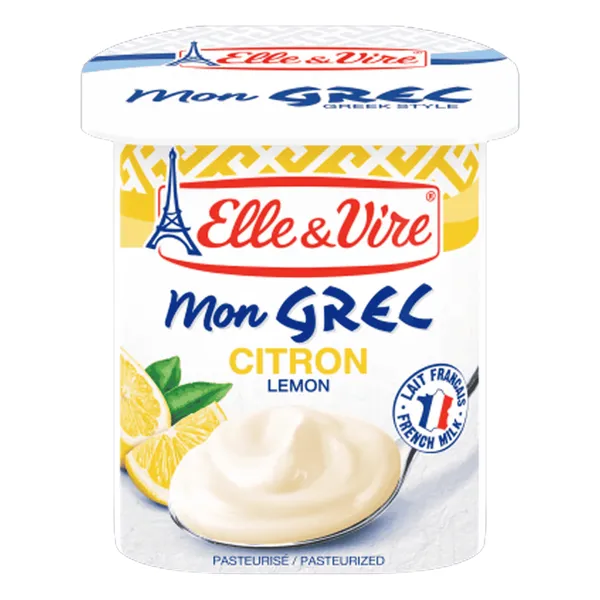 Elle & Vire – Mon Grec Citron – 125 g