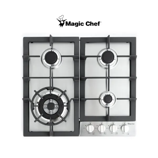 Plaque Encastrable Magic Chef 4FEUX 60X60 A Gaz Inox MCSCTG24S