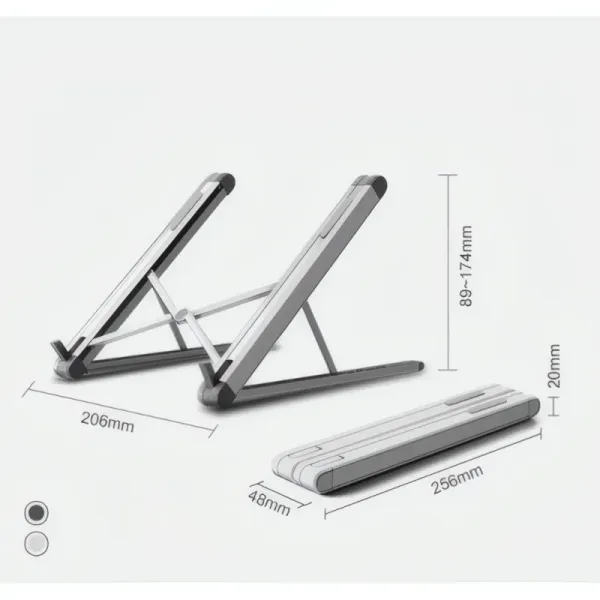 Support Ordinateur Portable Ultra Léger en Aluminium JP-2