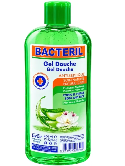 Gel douche aloe vera Bacteril 400 ml