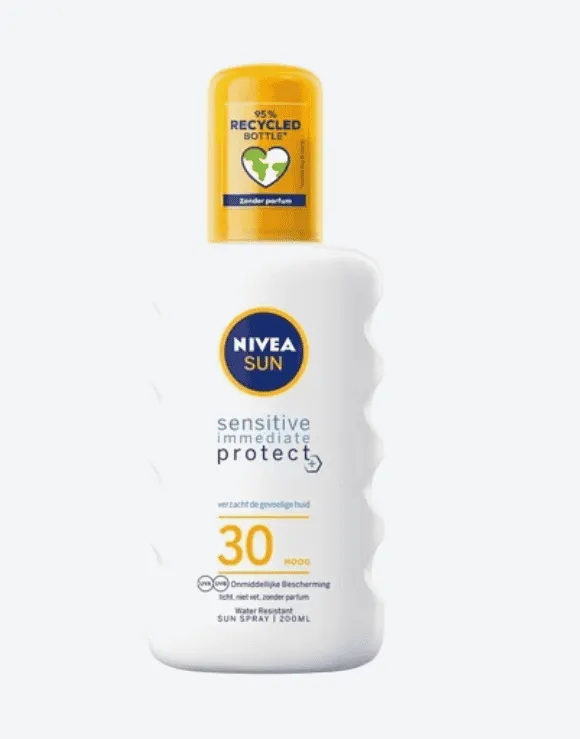 NIVEA - Spray Solaire Apaisant Peaux Sensibles SPF30 - 200 g