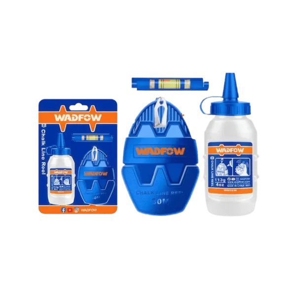Kit Cordex à Tracer 30m avec Poudre Bleue & Niveau - WHX1630