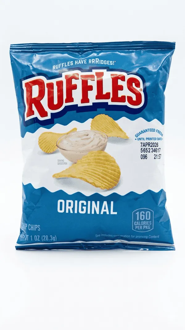 Ruffles - Croustilles de pommes de terre saveur Originale - 28,3 g