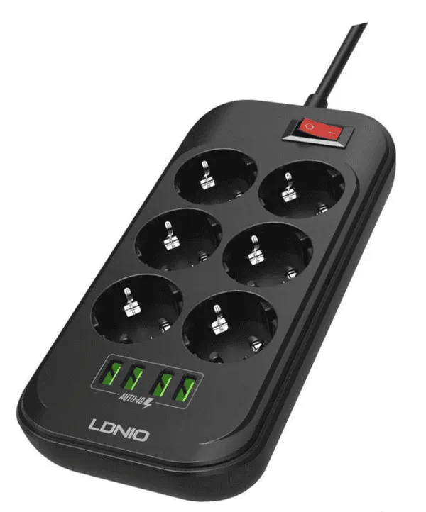 Rallonge LDNIO SE6403 avec chargeur USB