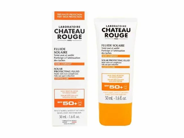 CHATEAU ROUGE - Fluide Solaire Unifiant & Anti-taches SPF 50+ - 50ML