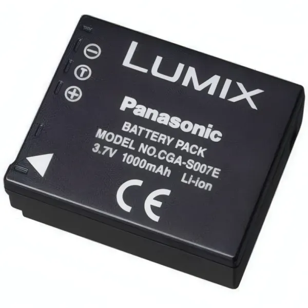 Batterie Lithium-ion Panasonic Lumix CGA-S007E - 970 mAh