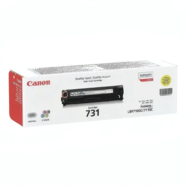 Toner CANON 731 Jaune Original - 1500 pages