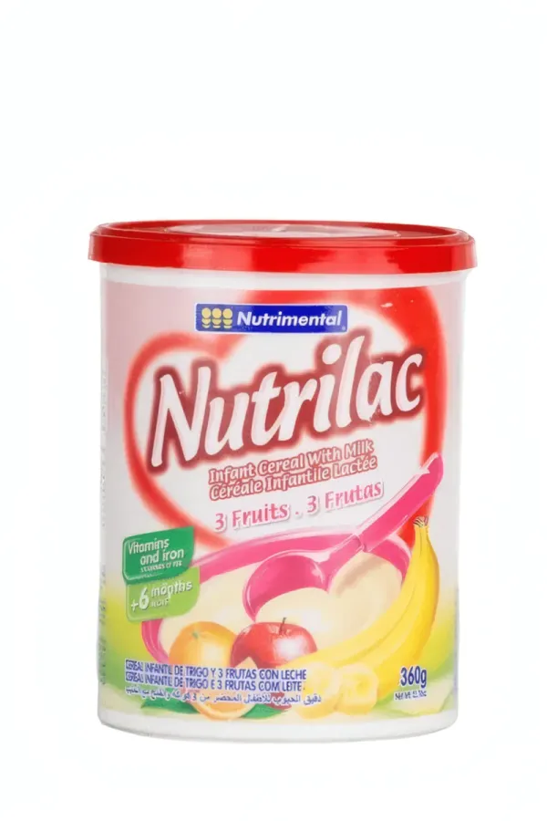 NUTRILAC - Céréales 3 fruits – 360g