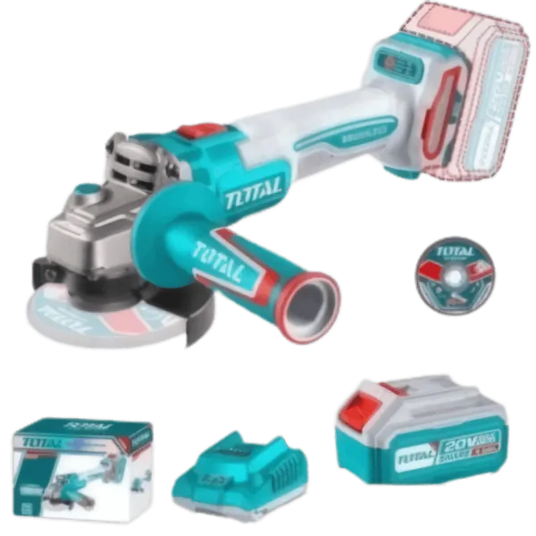 Meuleuse d'Angle Sans Fil 20V Brushless 900W (1 Batterie 4.0Ah)