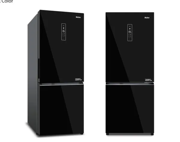 Refrigerateur Haier Combine 3 tiroirs Noir HRFIVB298VN