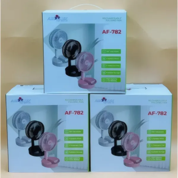 AIRFLUX AF-782 Mini Ventilo Rechargeable 8 Pouce AirFlux Af-782