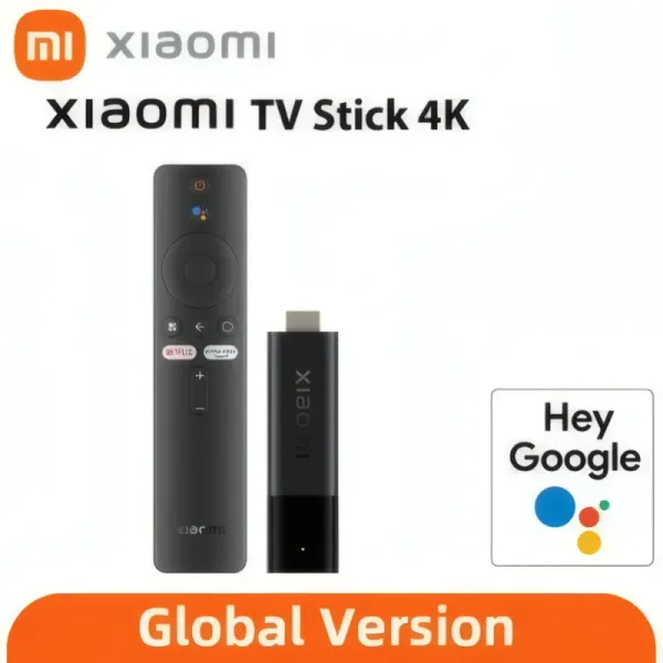 Clé de streaming Xiaomi Mi TV Stick 4K avec Google Assistant