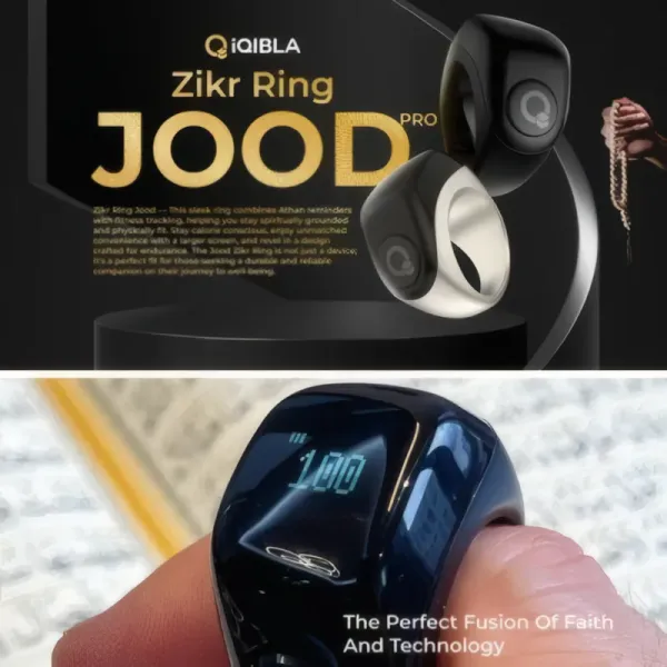 Bague Intelligente iQIBLA Zikr Ring Jood Pro