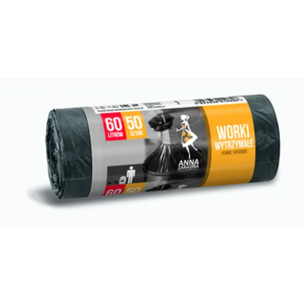 Sacs poubelle noirs 60 L x50