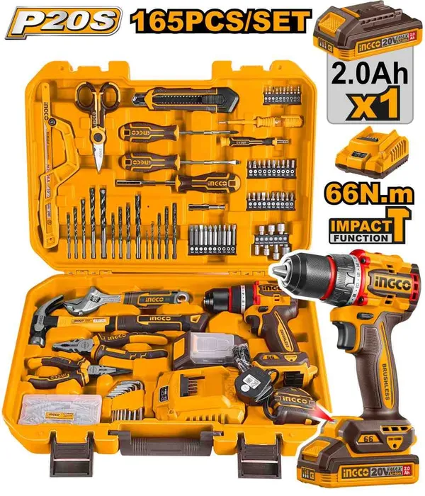 Coffret d’outils INGCO HKTHP11651