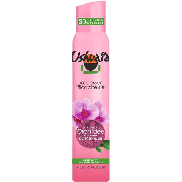 USHUAIA DEODORANT FEMME ORCHIDEE 200ML
