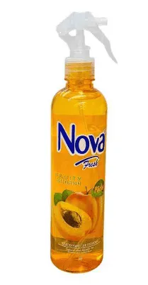 Novafresh - Désodorisant Pêche, Fraîcheur fruitée longue durée - 500ml