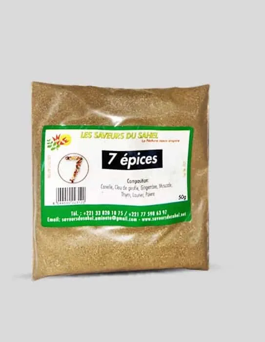 SAVEUR DU SAHEL - Mélange 7 Épices - 50G