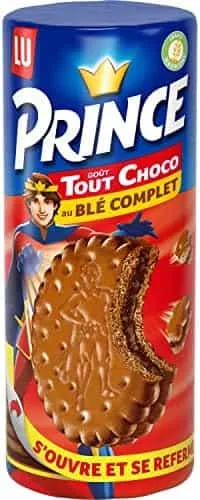 PRINCE by LU – Biscuits Fourrés Tout Chocolat au Blé Complet – 300g