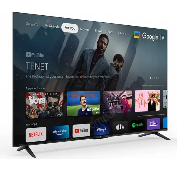 Televiseur TCL 75" Smart Google TV 4K 75P755