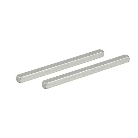 Jeu de 2 Carrés Pleins – Lot de 10 – Acier pour Portes Intérieures THIRARD - 6 x 110mm