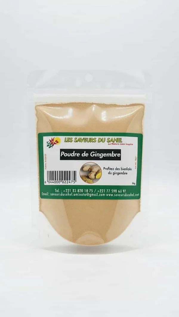 Les Saveurs du Sahel - Poudre de Gingembre - 50 g
