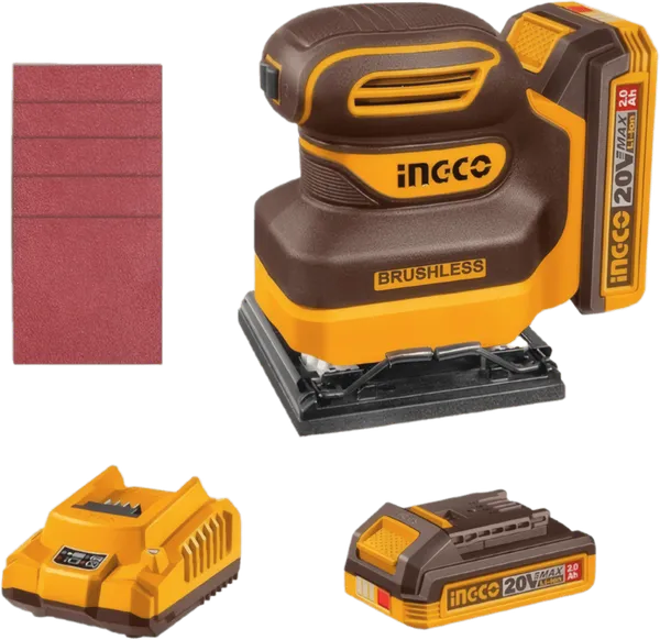 Ponceuse de Paume 20V Brushless INGCO | 12000 RPM