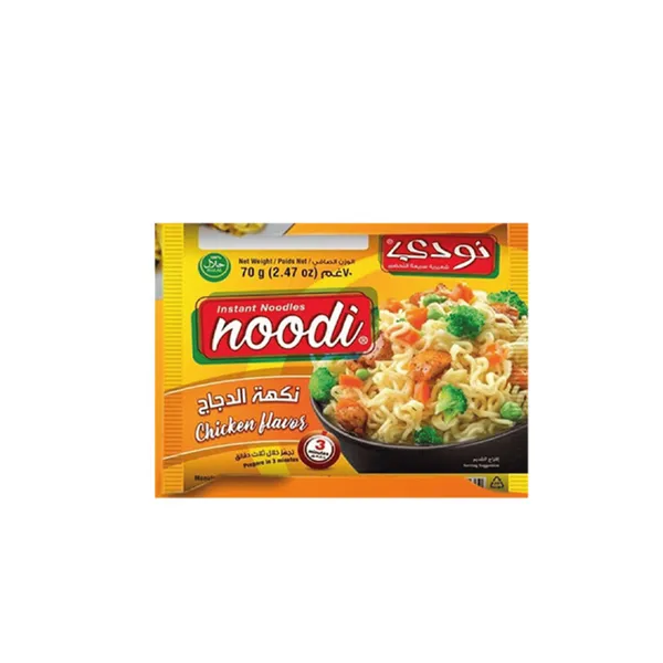 Noodi – Nouilles Instantanées Poulet Flavor – 70 g